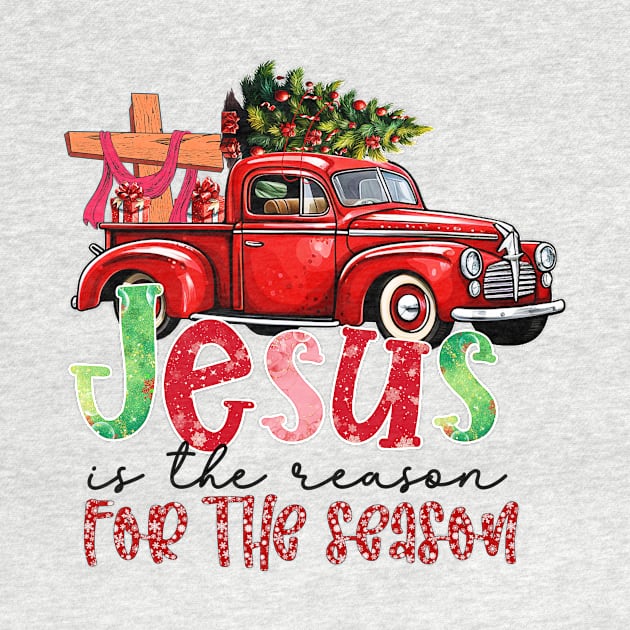 Jesus Is The Reason For The Season Christian Santa Christmas by wfmacawrub